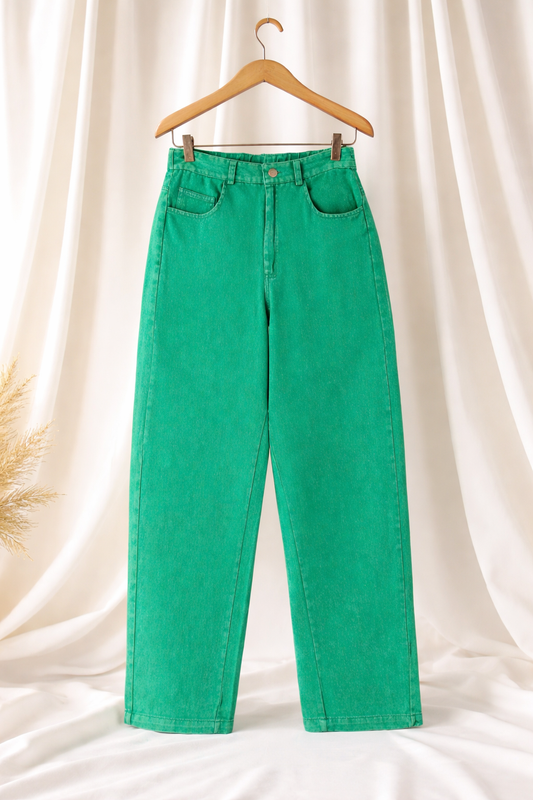 Evie Green Jeans