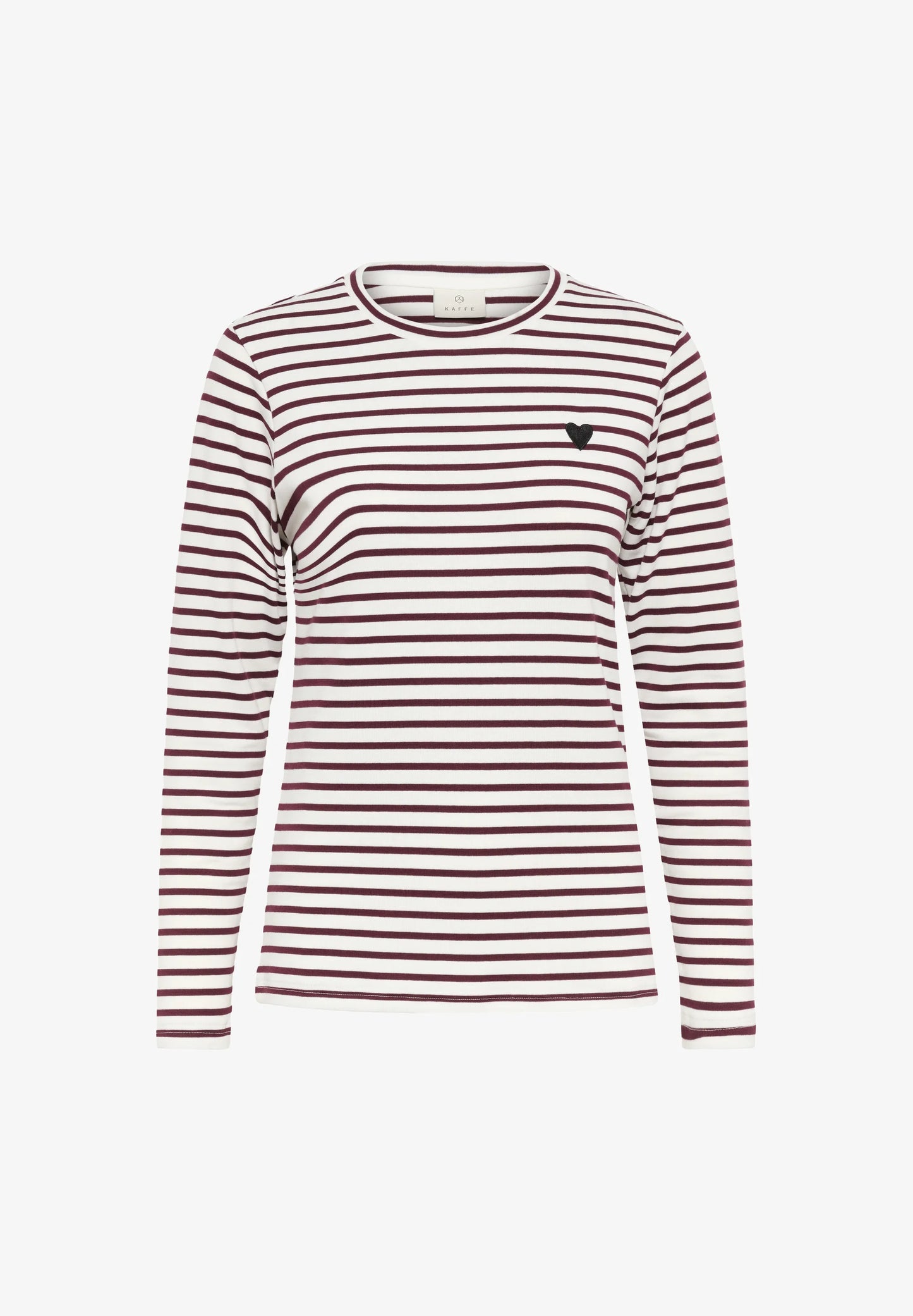 Liddy T-Shirt Chalk Windsor Wine