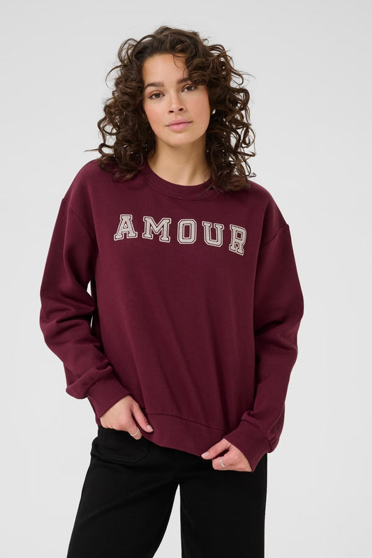 Elenora Sweatshirt Wine