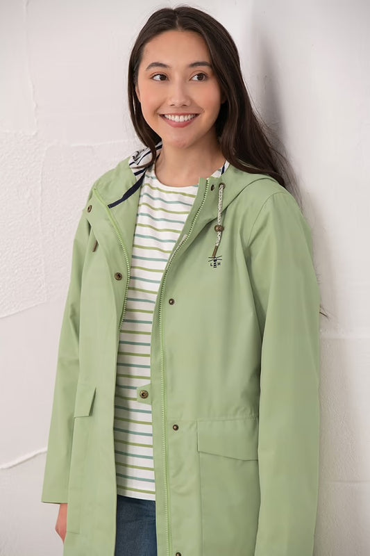 Beachcomber long coat (pistachio)