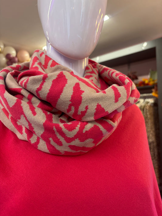 Pink snood