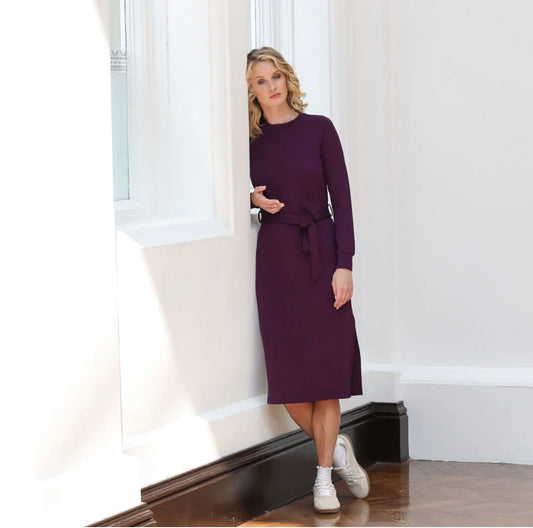 Lynette Dress Plum