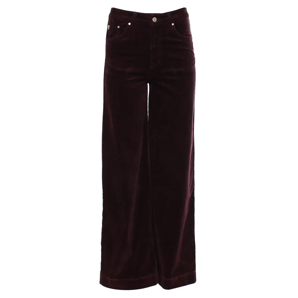 Plum Cord Trousers
