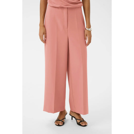 SLcorinne wide cropped trousers (rose)