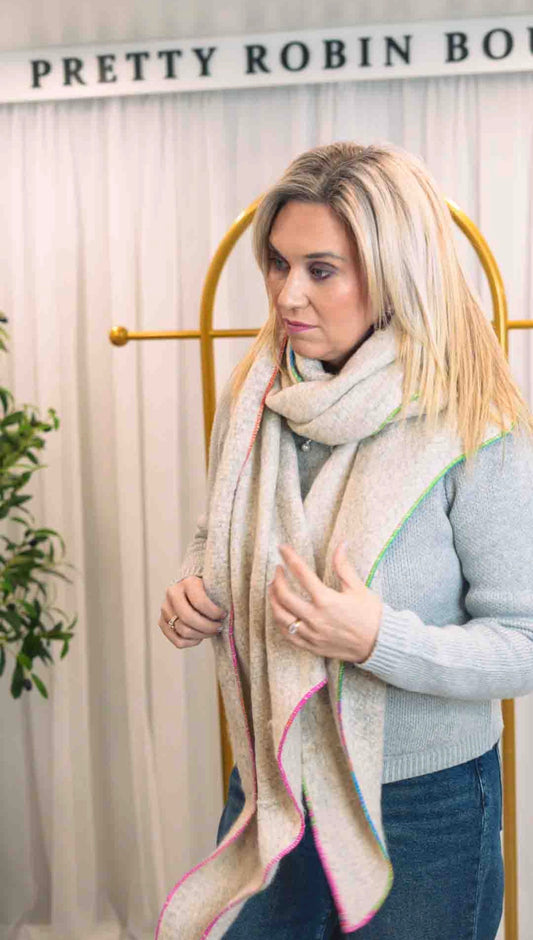 Beige Scarf