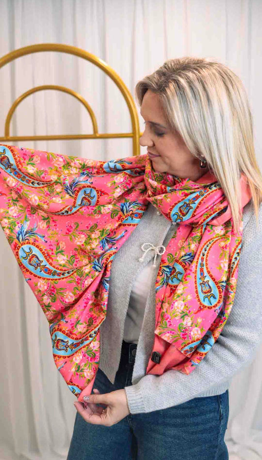 Paisley Print Scarf