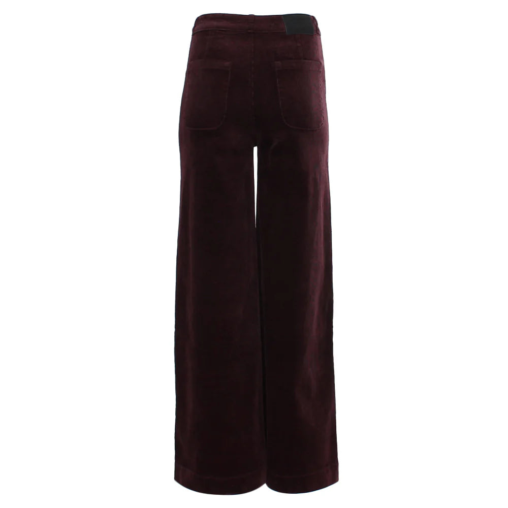 Plum Cord Trousers