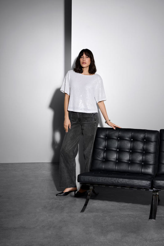 KaMiranda sequin top