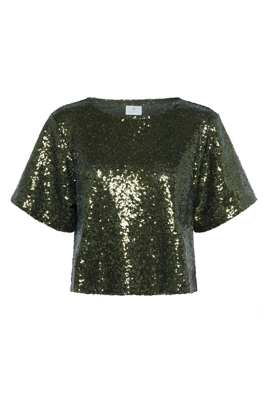 KaMiranda sequin top