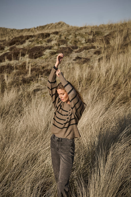 Erin striped pullover