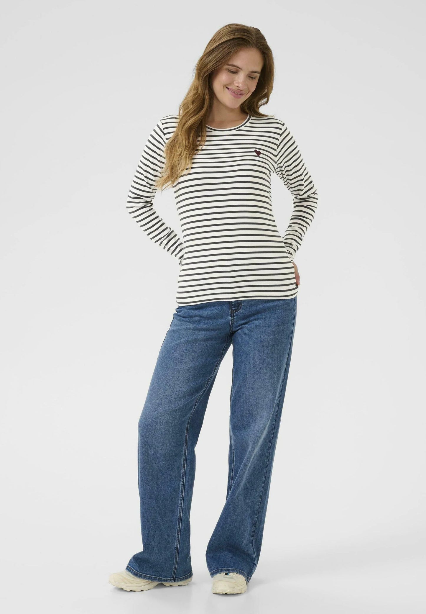 Liddy T-Shirt Chalk/ Dark Grey-Windsor