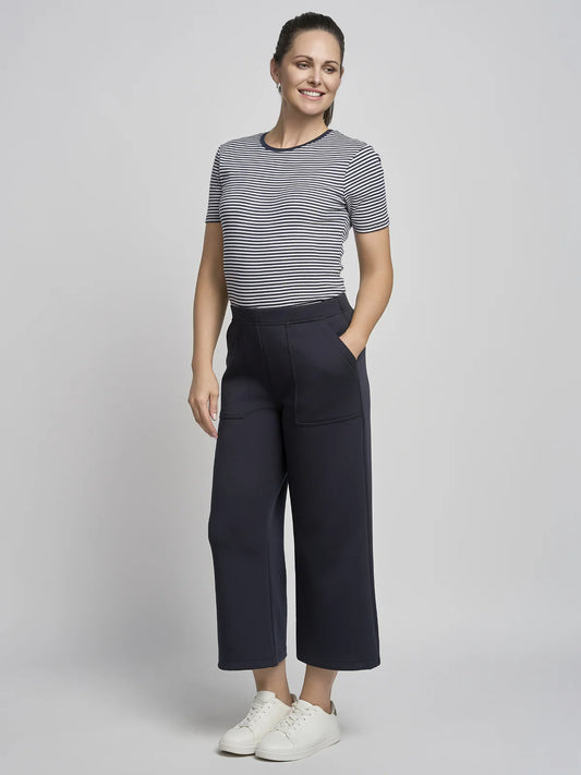 Pinns 727c Navy Culotte trouser