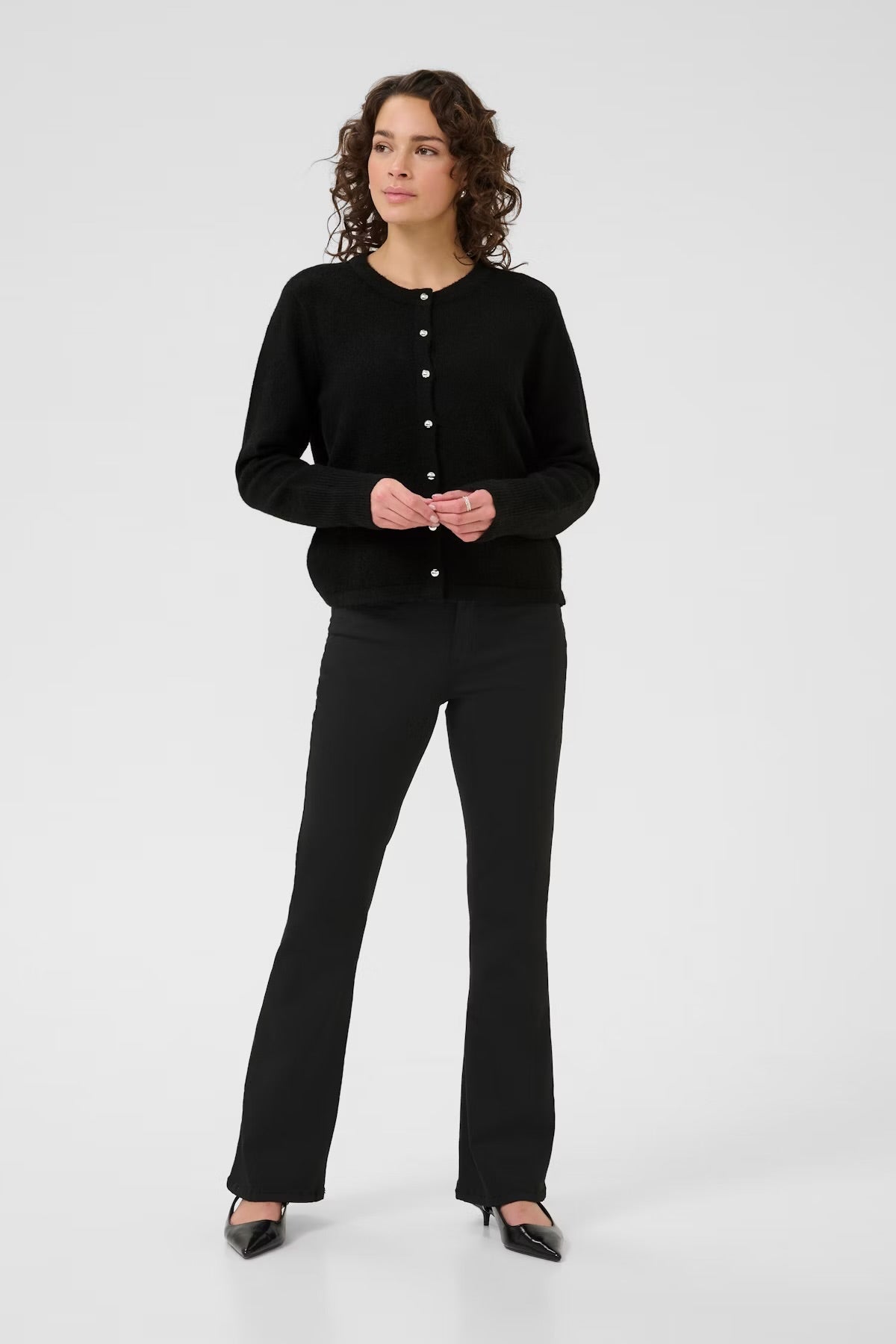 KAniel Knit Cardigan Black