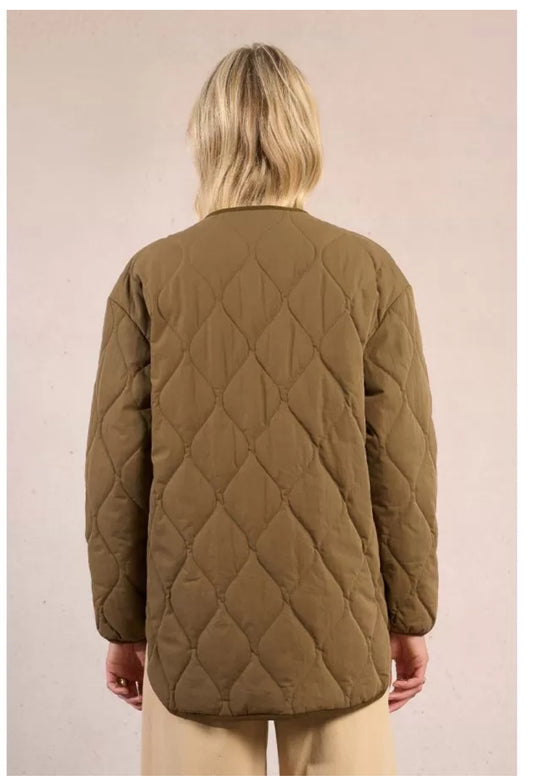 Khaki Quilted Jacket