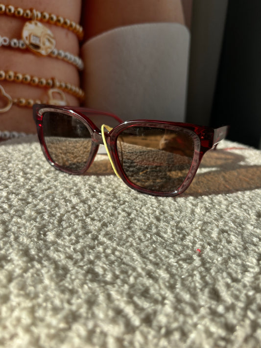 Red sunglasses