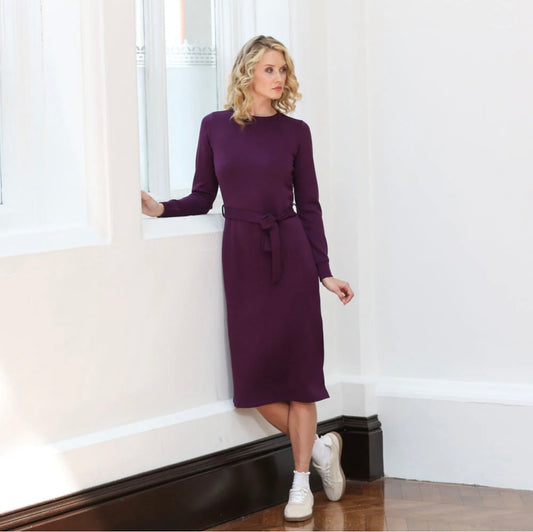 Lynette Dress Plum