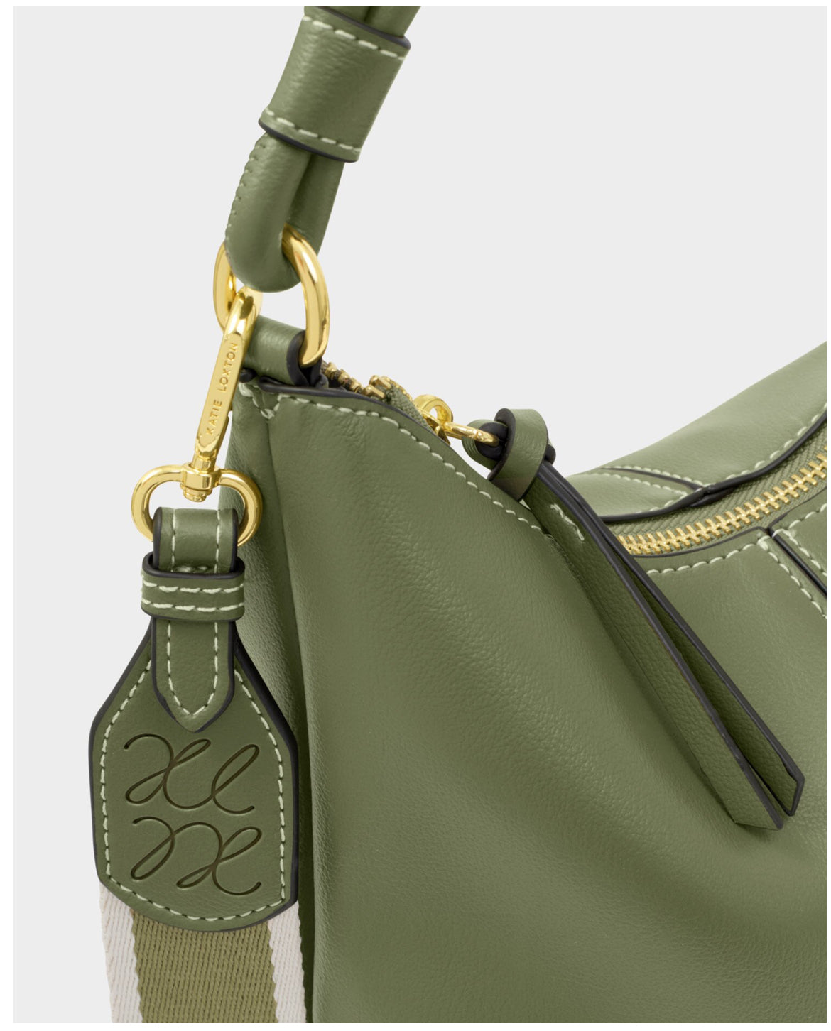Hallie Satchel Bag KHAKI
