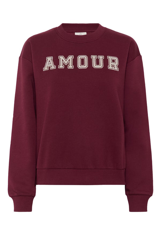 Elenora Sweatshirt Wine