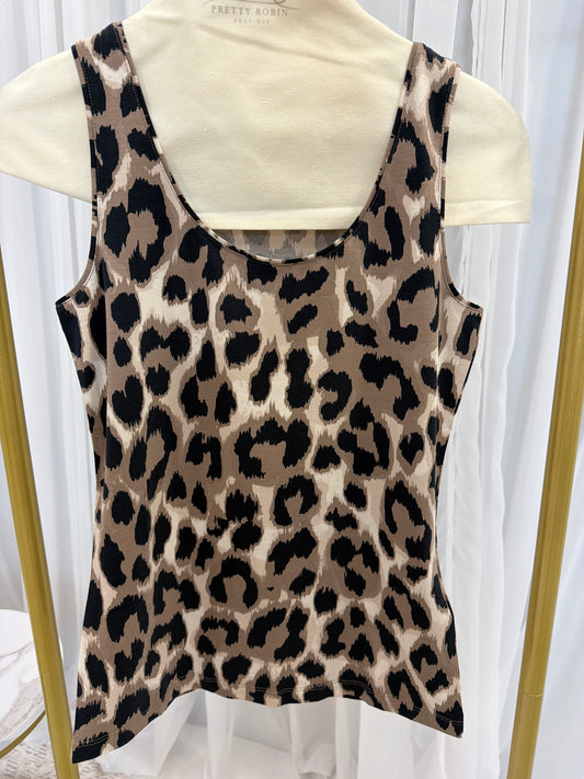 Leopard Print Vest Top