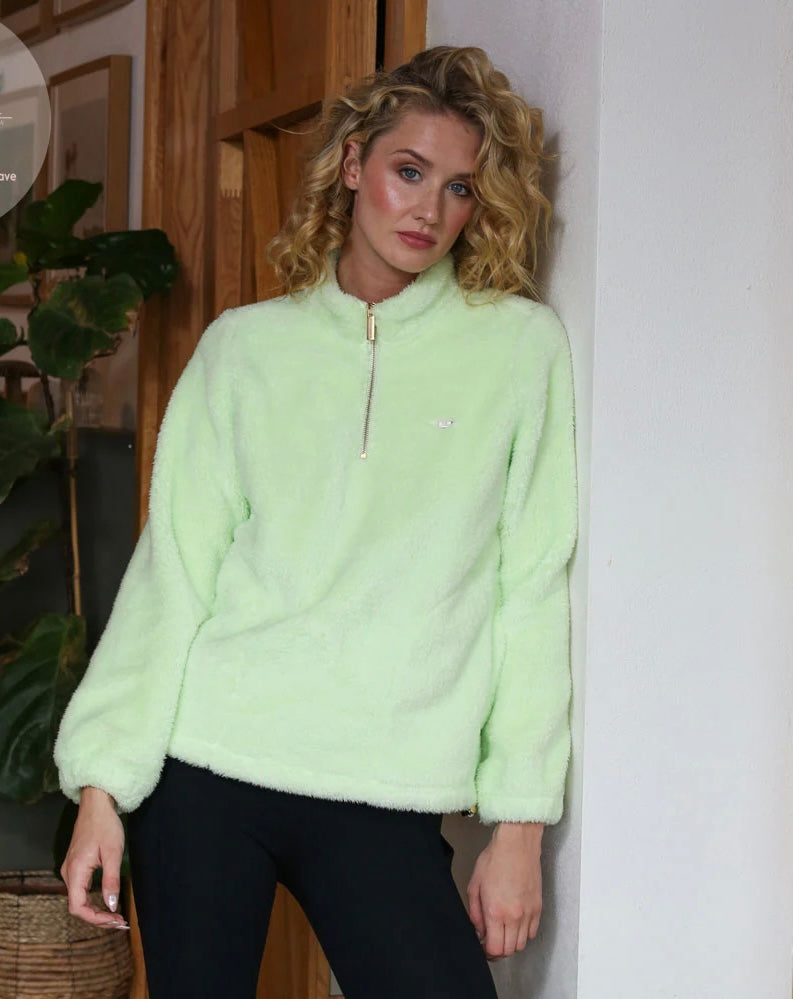 Lara Borg Zip Pale Green