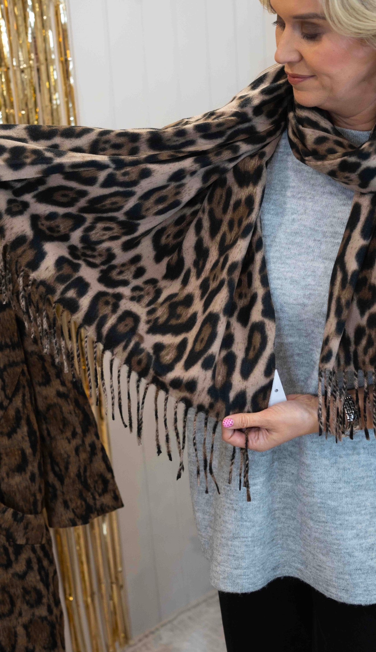 Leopard print Scarf
