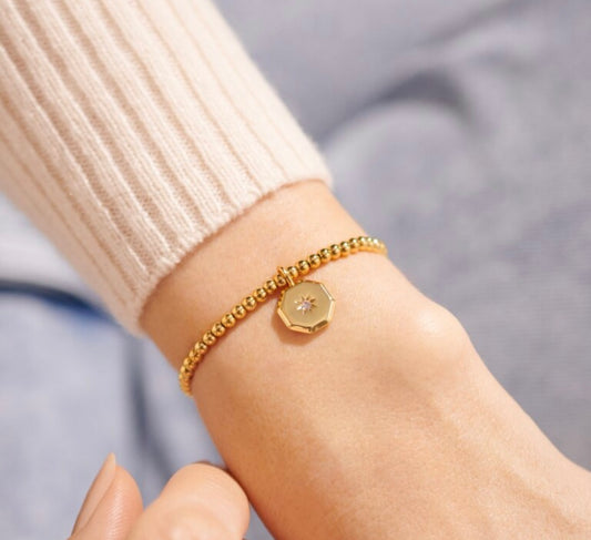 Gold A Little 'First My Sister Forever My Friend' Bracelet
