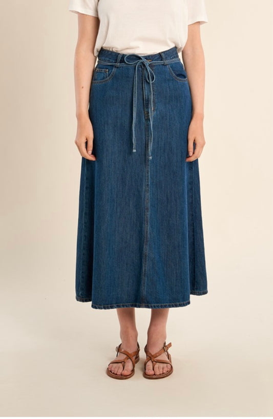 LONG DENIM SKIRT
