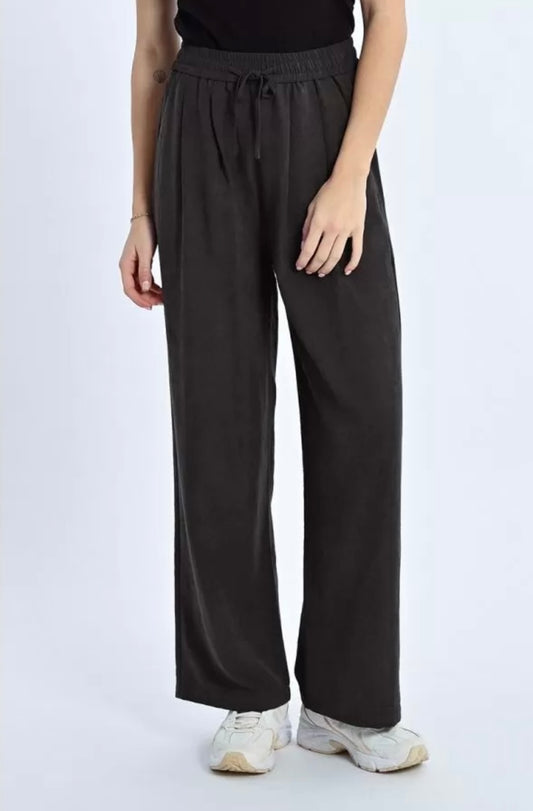Young Ladies Woven Pants Black