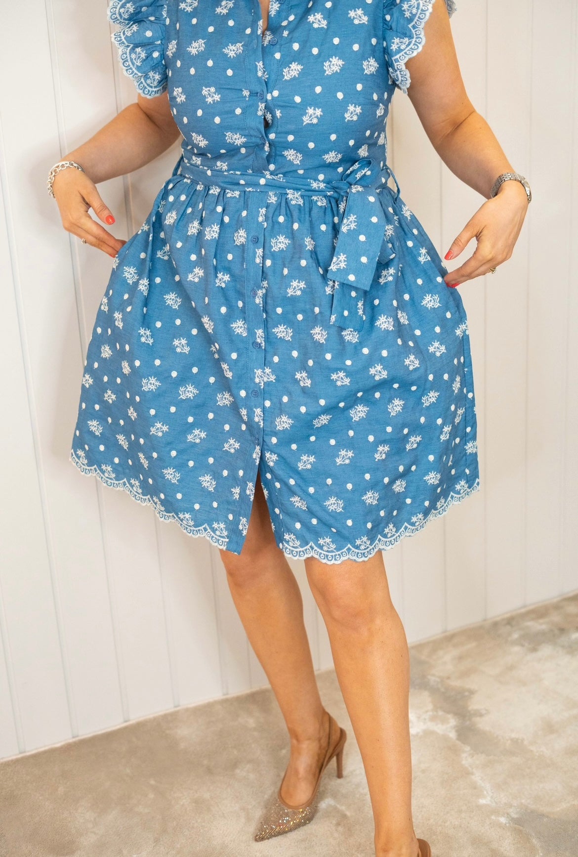 Denim dress