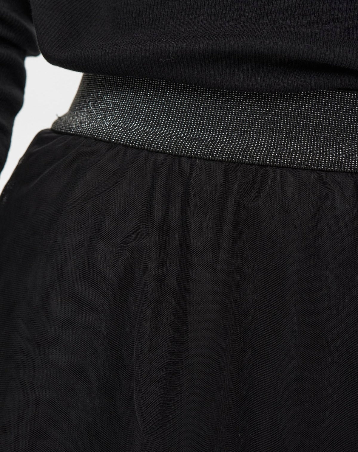 EA LAYER SKIRT - Caviar