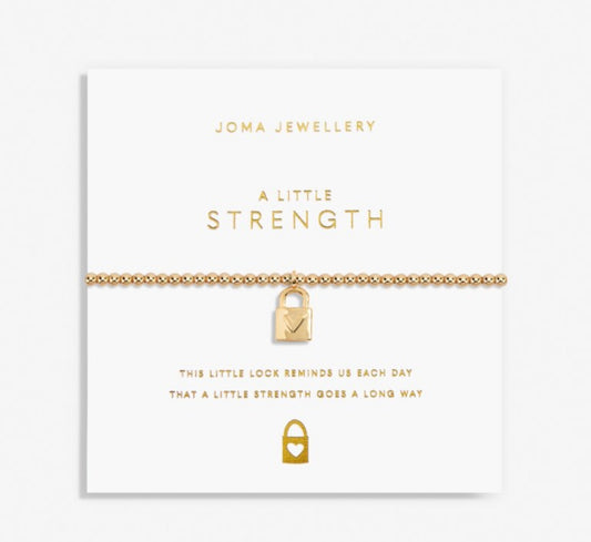 Gold A Little 'Strength' Bracelet