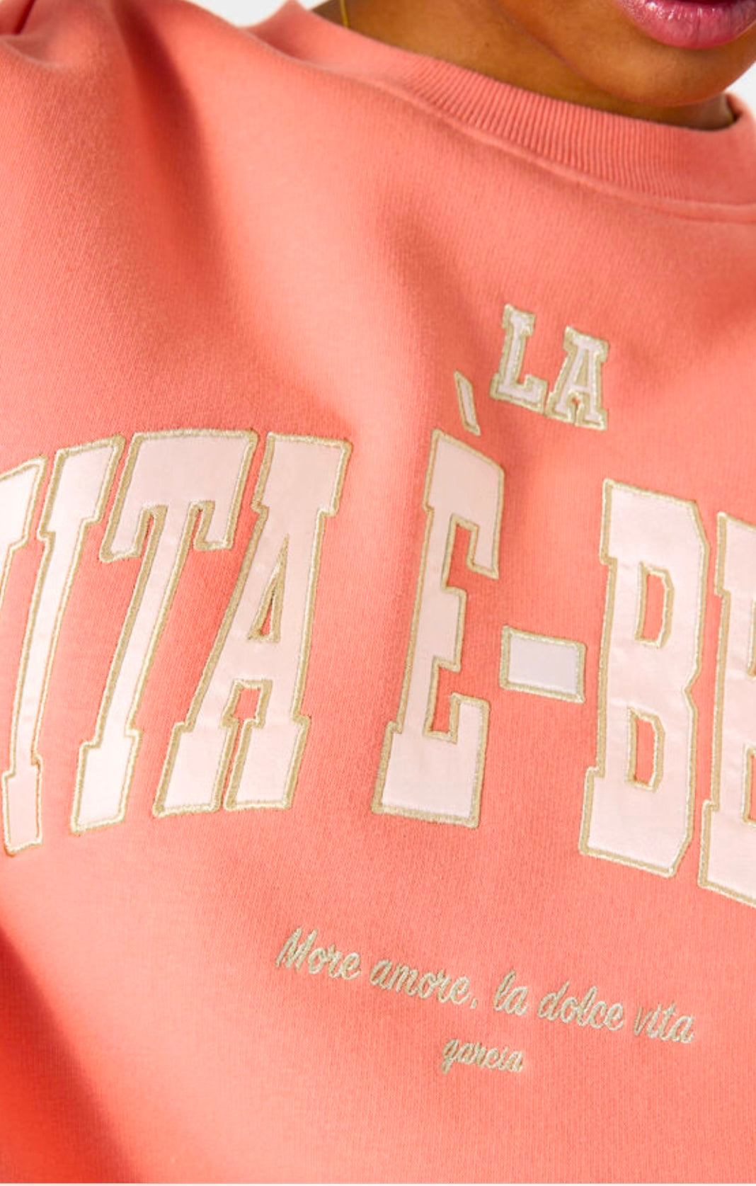 SALMON PINK SWEATER