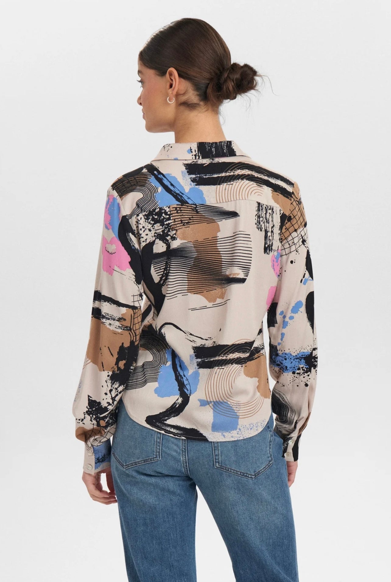 NUMOKKA SHIRT - Grey Morn