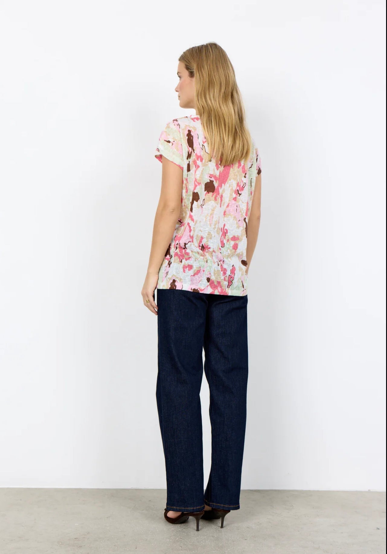 Pink Printed T-Shirt
