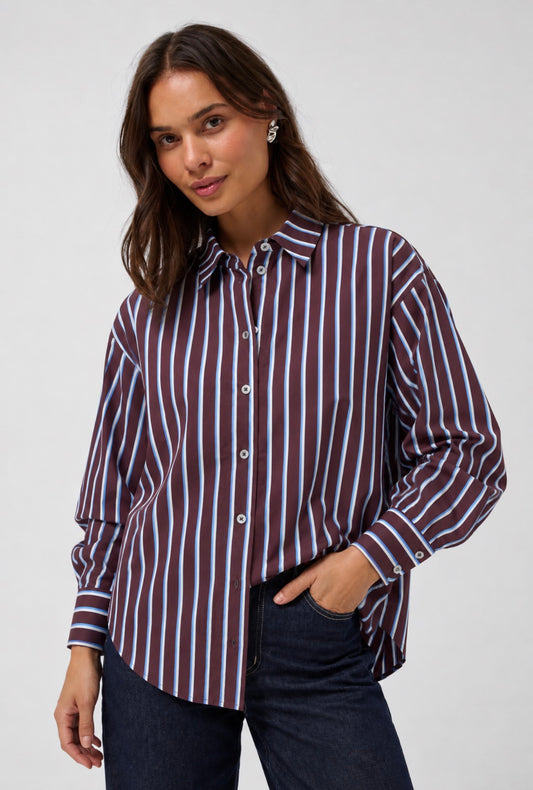 KAgavina Striped Shirt