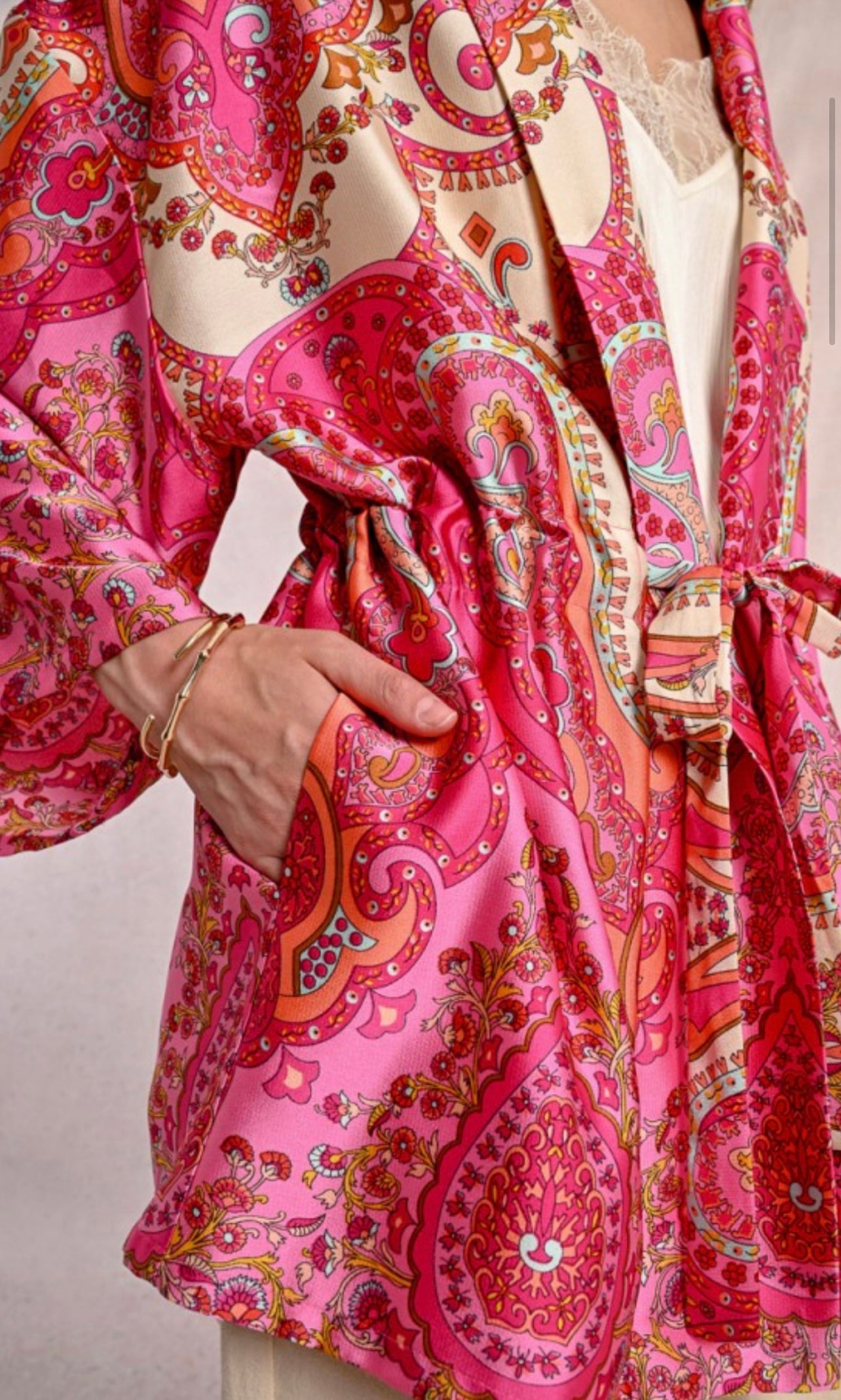 PRINTED KIMONO