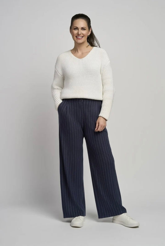 PINNS 697T Stripe Wide Leg