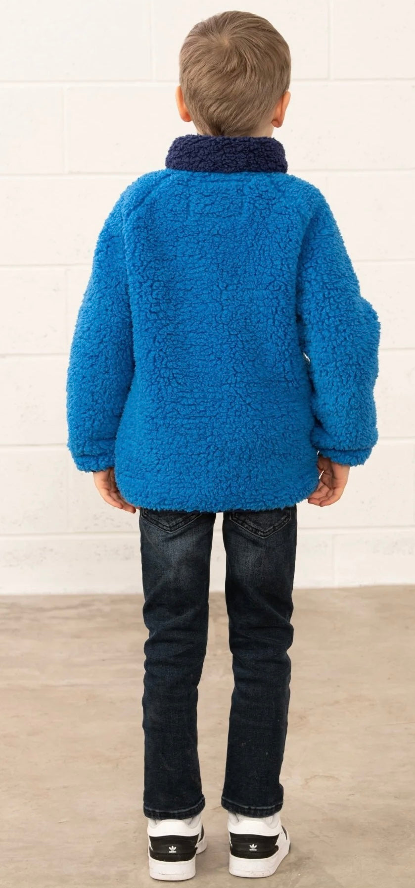 Caden Fleece - Blue Tractor