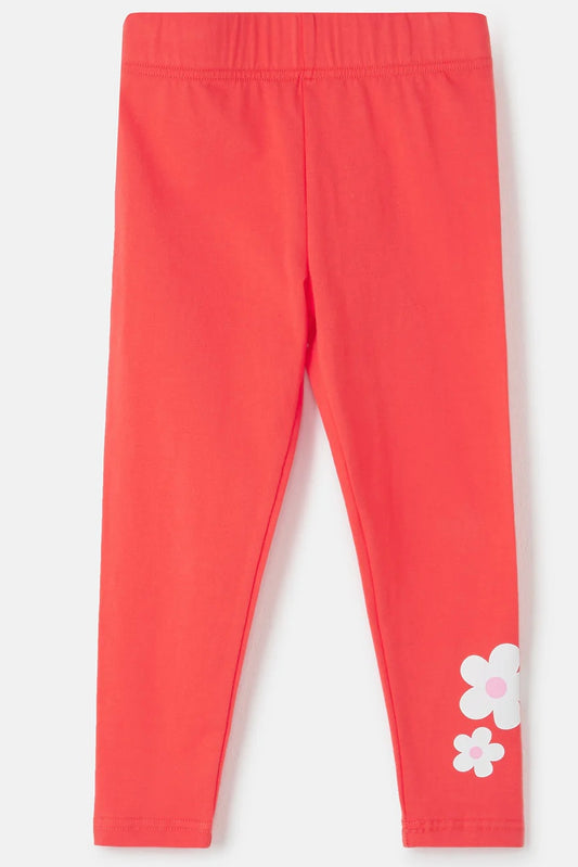 Mollie Leggings - Coral Flower