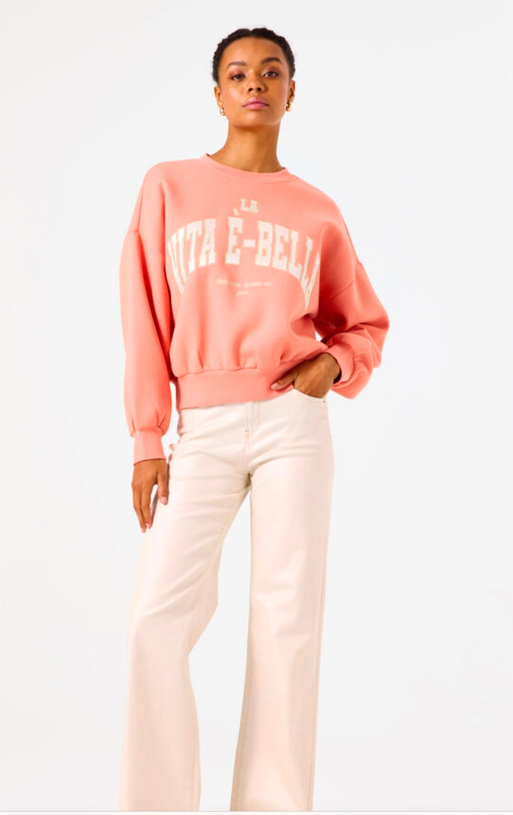 SALMON PINK SWEATER