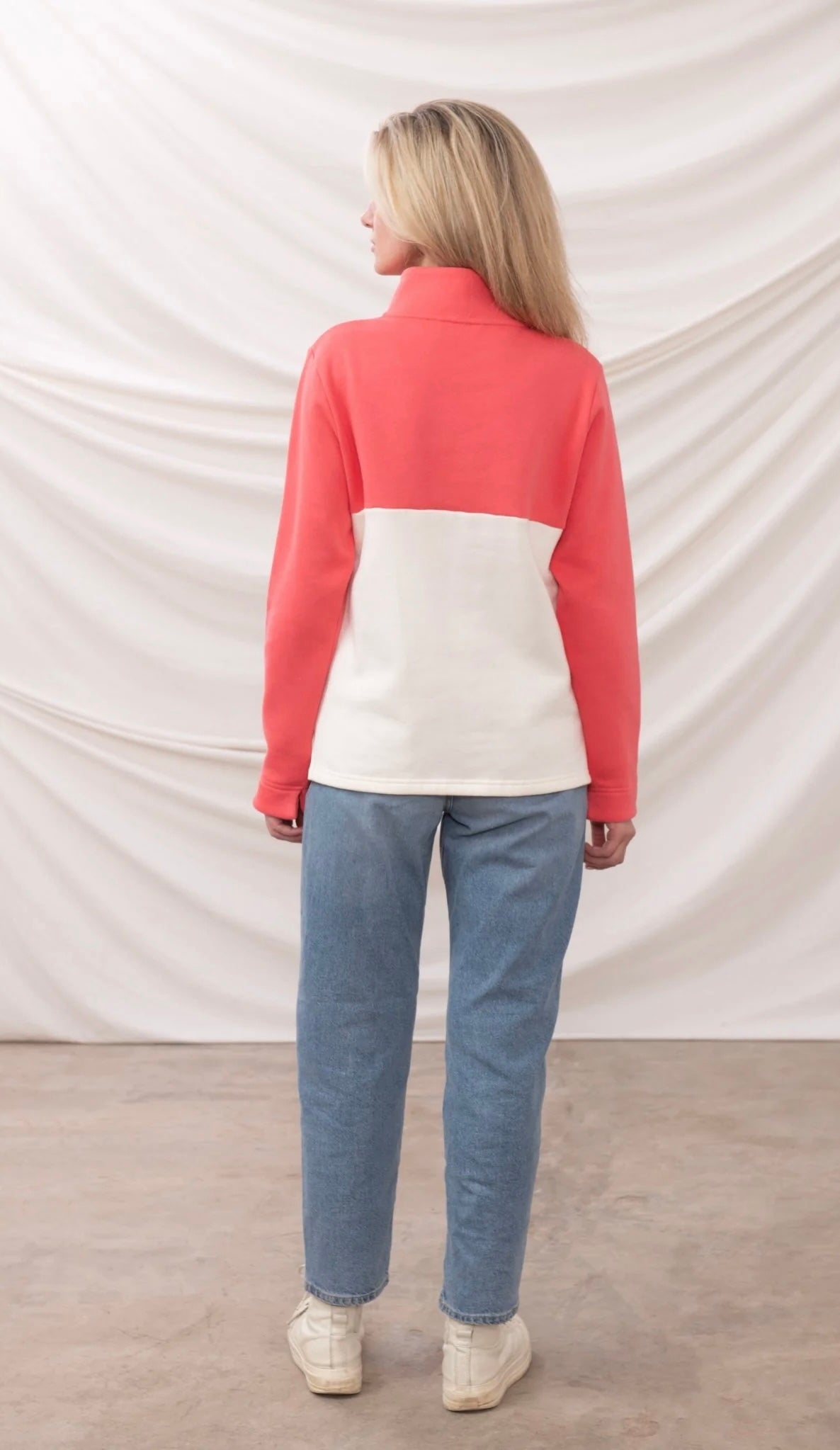 Haven Jersey - Coconut Deep Coral