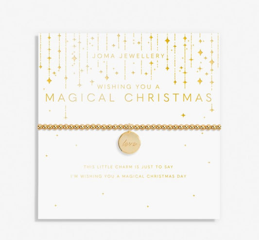‘Wishing You A Magical Christmas' Bracelet