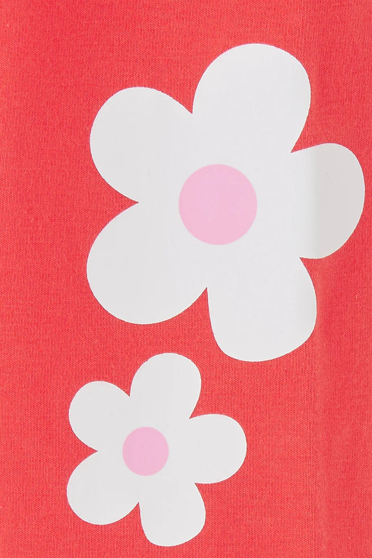 Mollie Leggings - Coral Flower