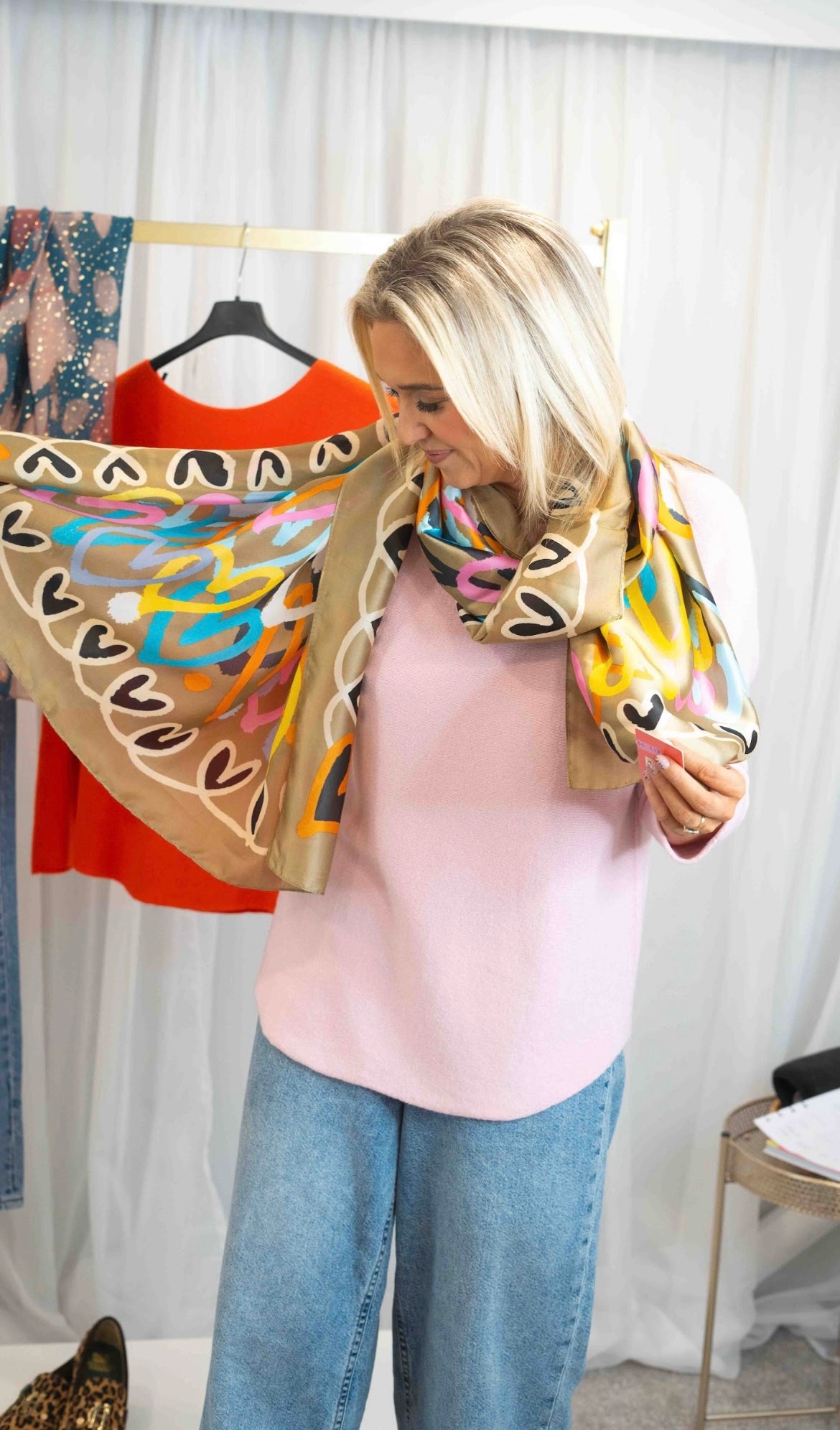 Heart Multi-Colour Scarf