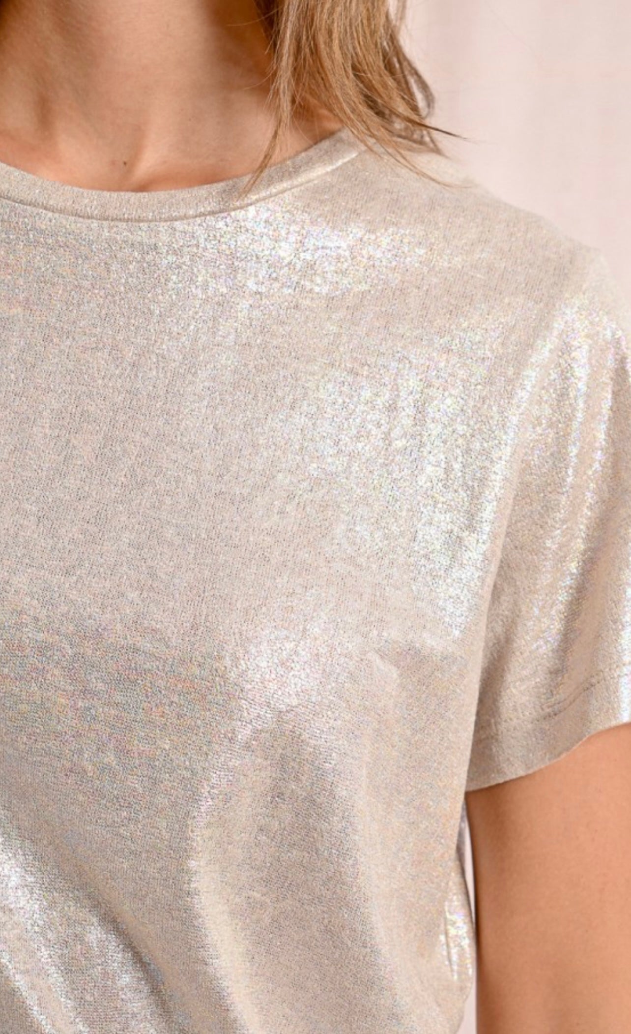 CLARA IRIDESCENT T-SHIRT