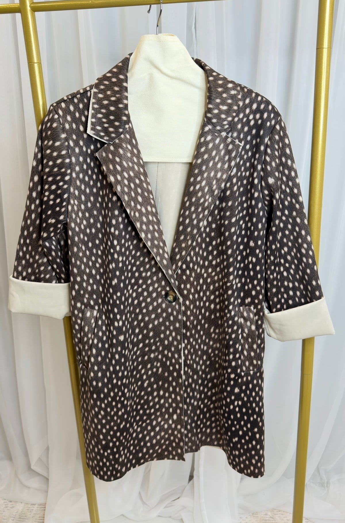 Deer long Duster Jacket