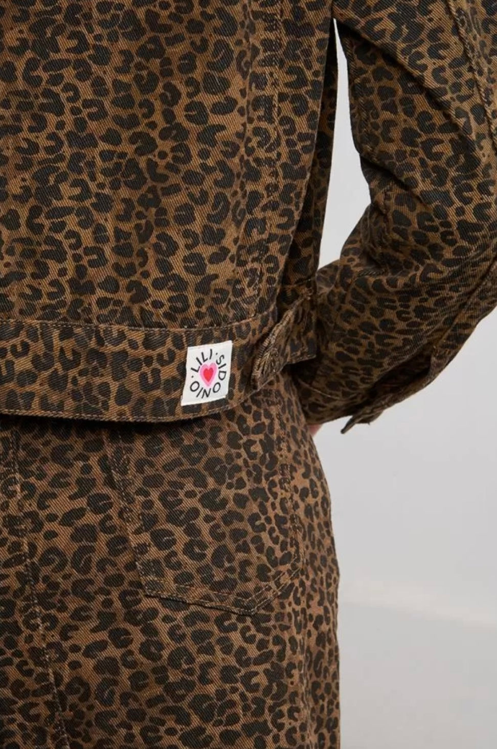 LEOPARD DENIM JACKET