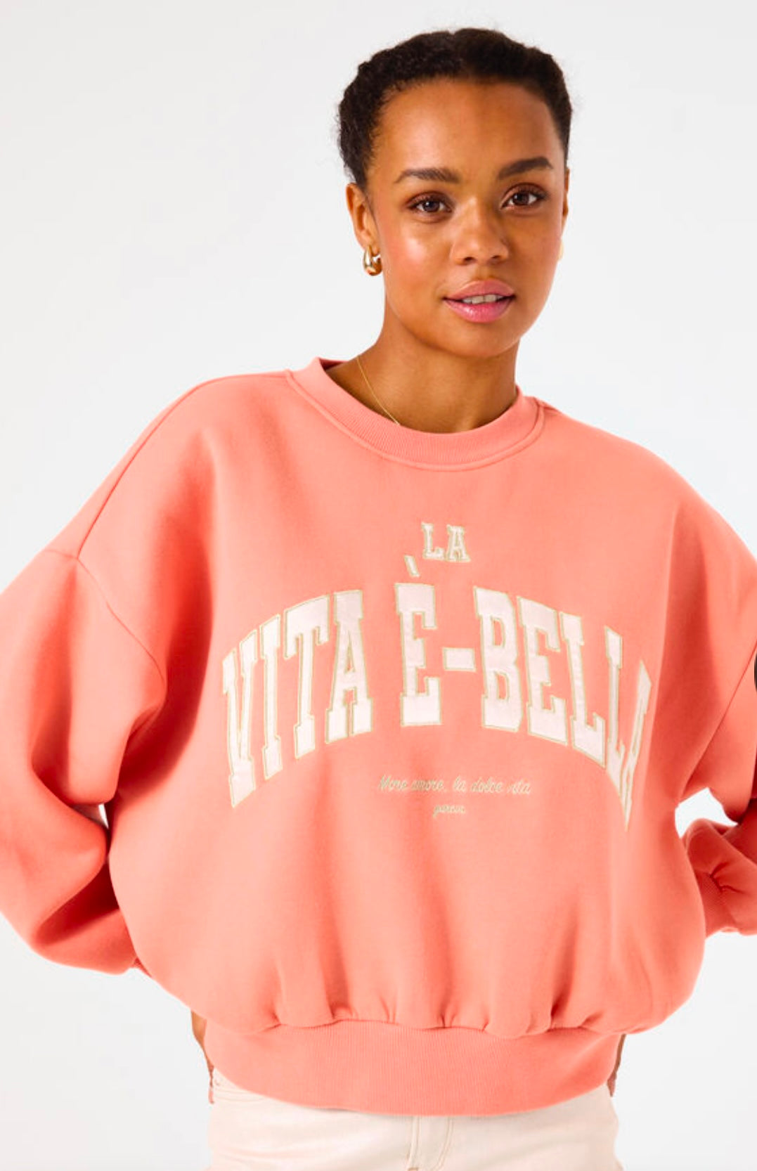 SALMON PINK SWEATER