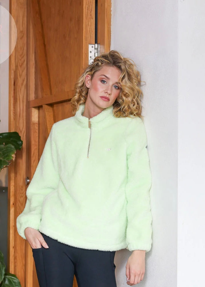 Lara Borg Zip Pale Green