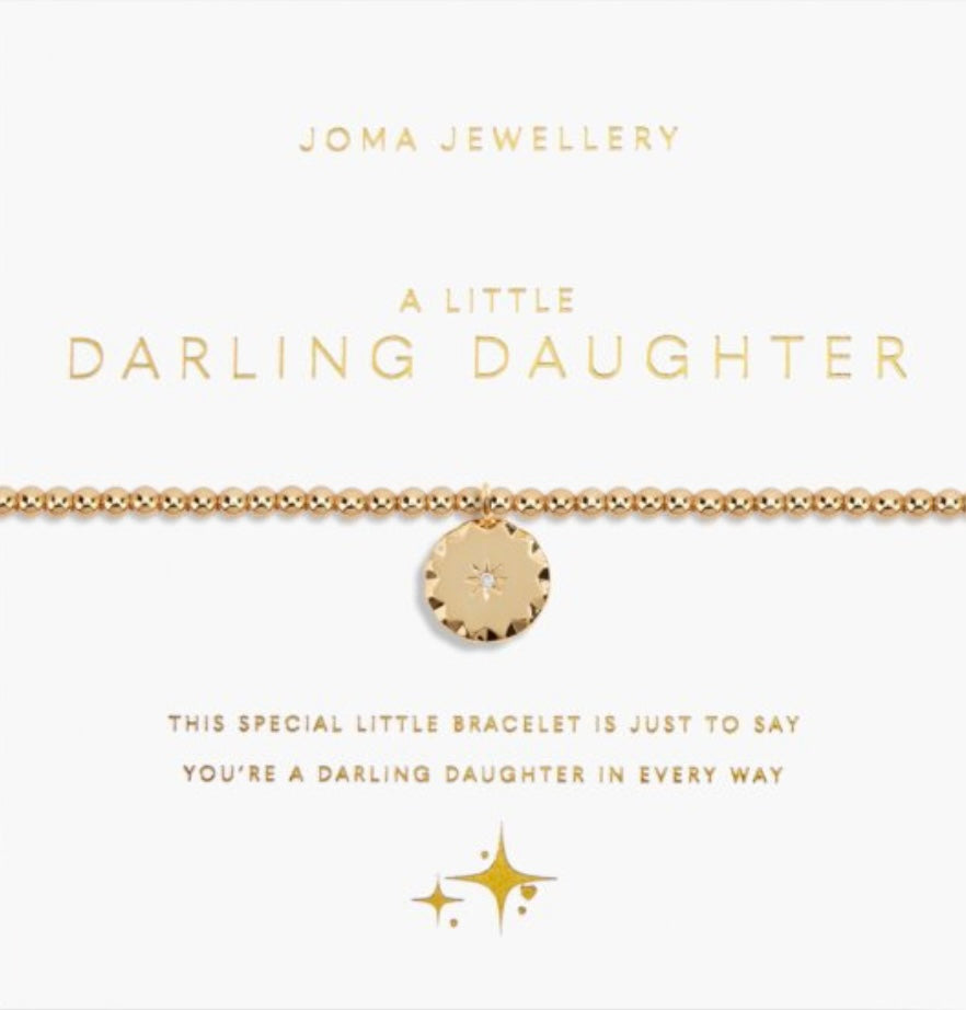 Gold A Little 'Darling Daughter' Bracelet